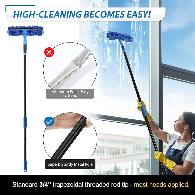 VITEVER Professional 69'' Window Squeegee Cleaner Tool - Image 4