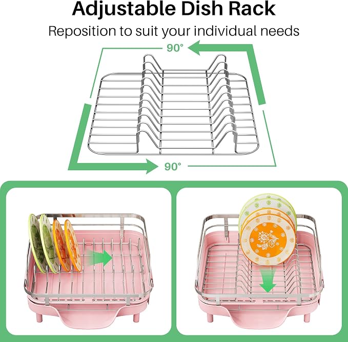 SAYZH Expandable Dish Drying Rack - Image 7
