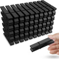 50PCS Black Wooden Clothespins 2.9 Inch Color Clothes Pins by HONGYUTAI