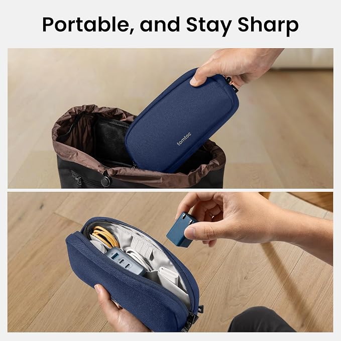 tomtoc Electronics Organizer Travel Case, Cable Organizer - Image 5
