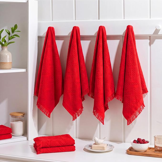 HunnmingRe 18 Pack Boho Hand Towel - Image 5