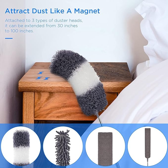 UIMO Microfiber Feather Duster Kit - Image 6