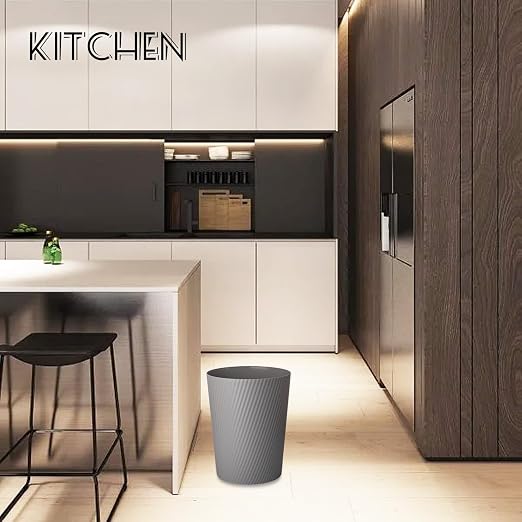 UUJOLY Small Trash Can Wastebasket Garbage Can Container Bins - Image 5