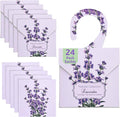 24 Pack Lavender Sachets for Drawers and Closets, Natural Closet Freshener by Umpeimvon