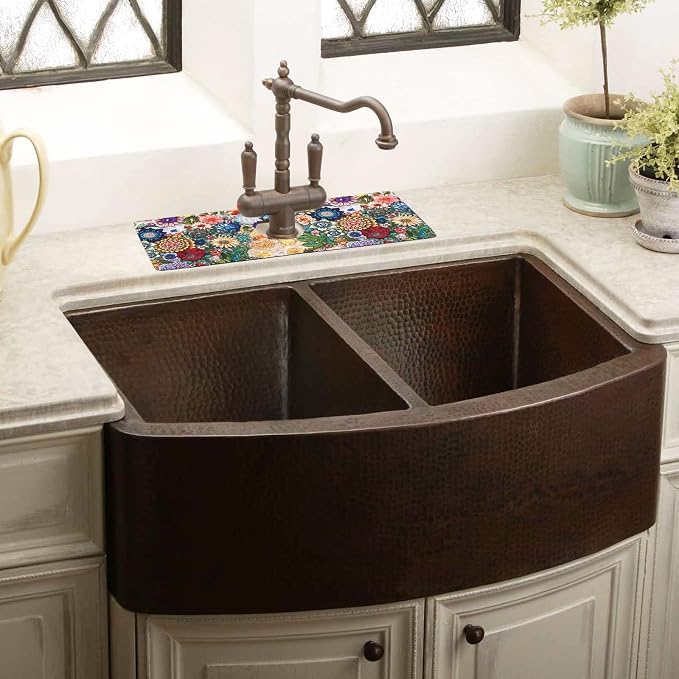 Sinkmat Absorbing Mat, 2 Pack Drying Mat Around Sink Splash Guard Behind Faucet - Image 3