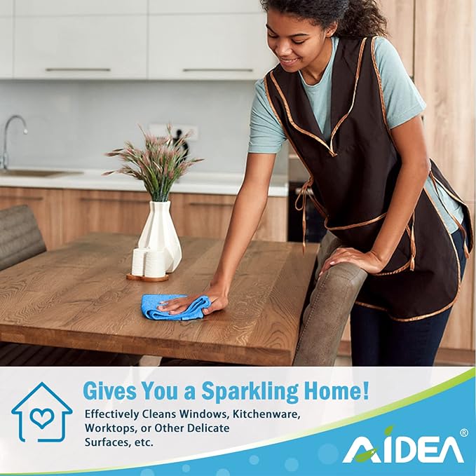 AIDEA Microfiber Cleaning Cloth, Soft Absorbent Rags, Microfiber Towels - Image 5