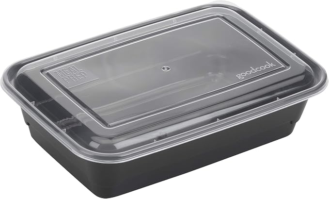 GoodCook Meal Prep Containers, Single Compartment 10-Pack, BPA-Free Reusable - Image 3