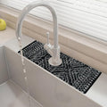 15" X 5.5" Kitchen Sink Splash Guard Faucet Mat Aztec Super Absorbent Fast by Unknown