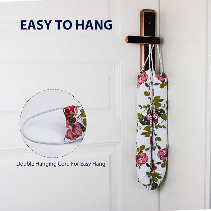 2 Pack 60 Inch 4 Inch Wide Under Door Blocker Door Draft Stopper - Image 4