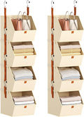 Homsorout Hanging Closet Organizer 4 Tier by Homsorout