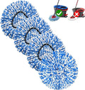 4 Pack Mop Replace Heads Compatible by FOOKCIAN