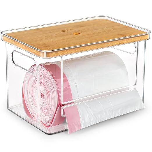 Stackable Trash Bag Dispenser by COZYCRAZE