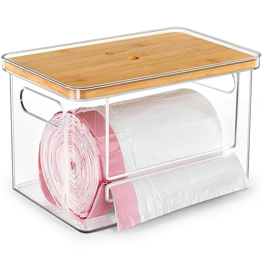 Stackable Trash Bag Dispenser by COZYCRAZE