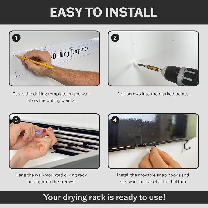 Foldable Wall Mounted Drying Rack - Image 6