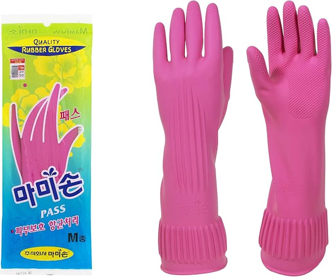 MAMISON Pass Quality Non-Slip Reusable Rubber Gloves. Kitchen & Cleaning House - Image 2