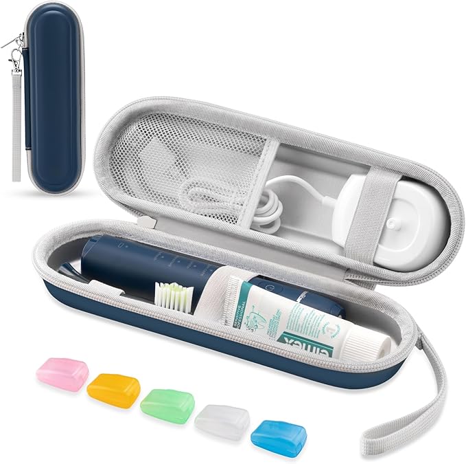 Toothbrush Travel Case for Oral B/Oral-B Pro 1000 1500 5000 7000 & Philips by TYSORETY