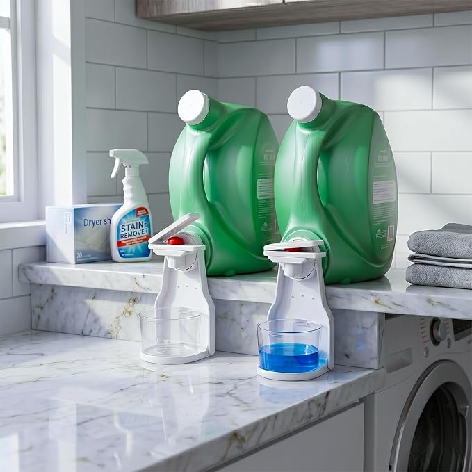 Laundry Detergent Dispenser Cup Holder, Laundry Soap Drip Catcher Tray - Image 5