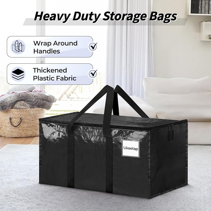 8 Pack Extra Large Clothes Storage Bins - Image 4