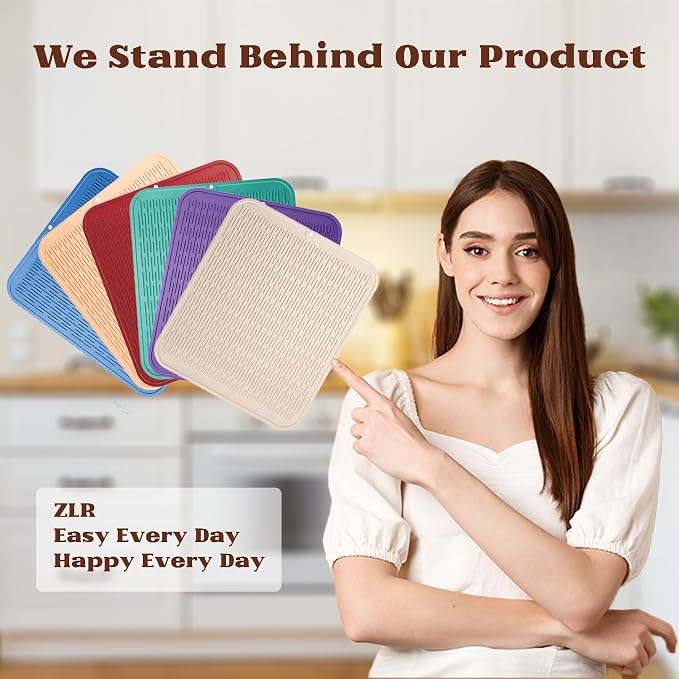 ZLR Oversized Silicone Dish Drying Mat - Image 7
