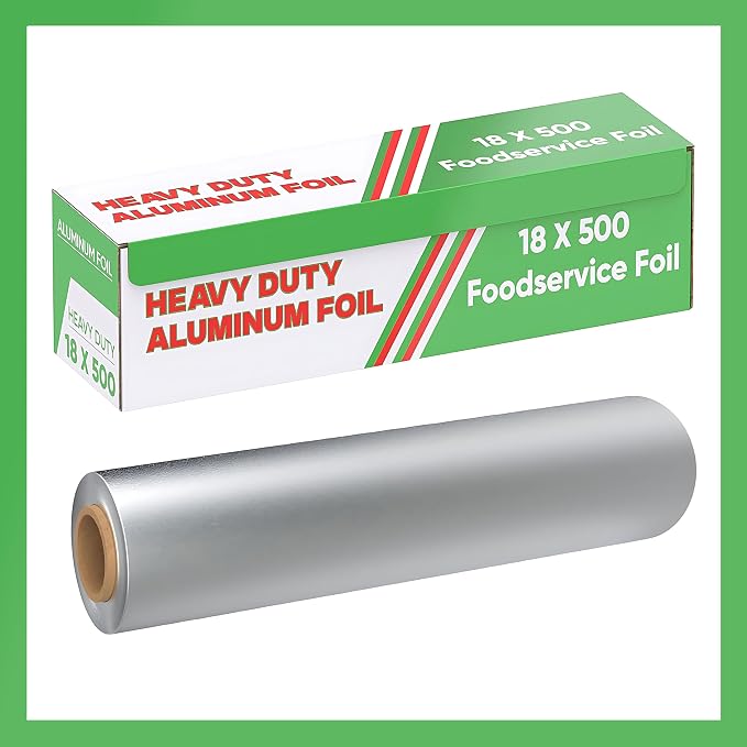 Aluminum Foil Wrap Roll 18 in x 500 ft Heavy Duty Commercial and Home Use - Image 9
