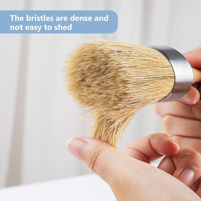 Mister Rui Chalk Wax Paint Brush 4 pcs, Large Wax Brush - Image 5