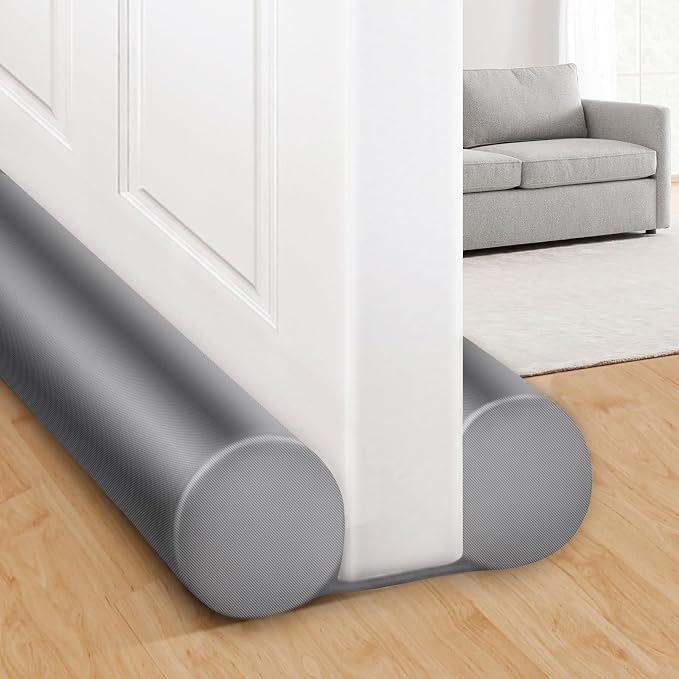 MAXTID Large Door Draft Blocker 32" Grey Bottom Door Draft Stoppers - Image 8
