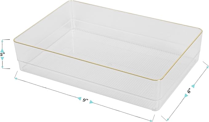 Martha Stewart Kerry Stackable Desk Drawer Organizers - Image 7