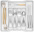 Lifewit Expandable Silverware Drawer Organizer, Kitchen Utensil Tray | BPA-free by Lifewit