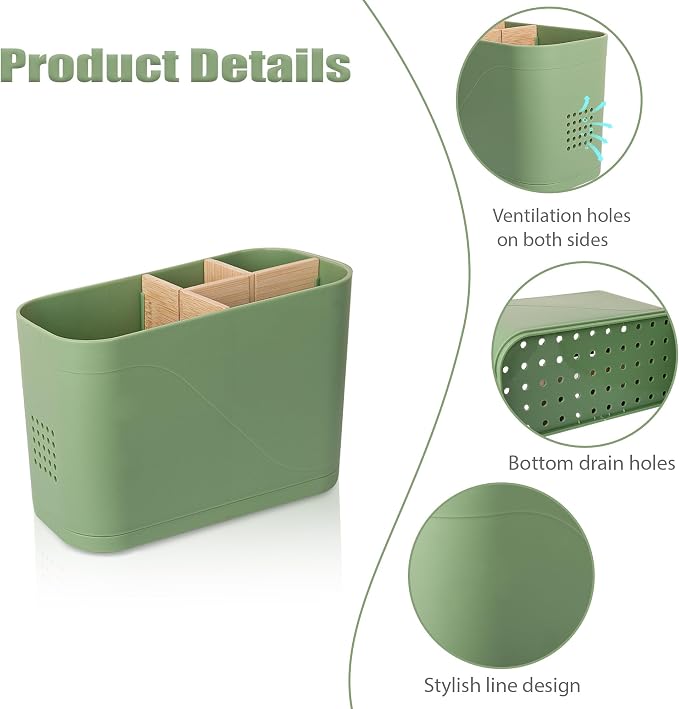 Toothbrush and Toothpaste Holder, 4 Slots, Kids Electric Tooth Brush Organizer - Image 3