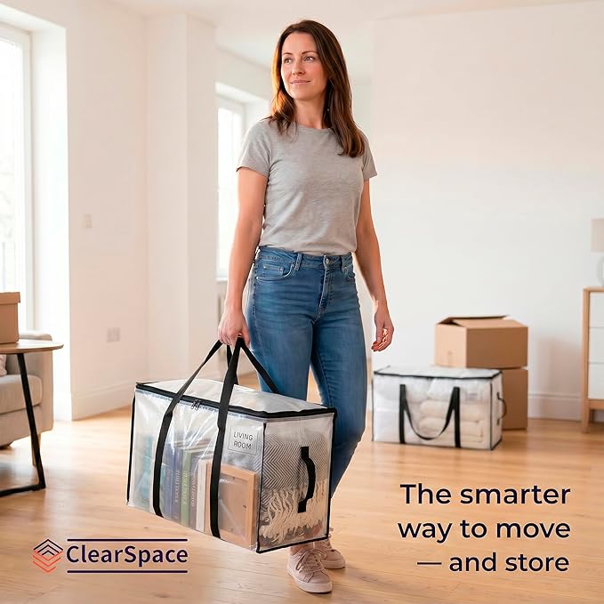 ClearSpace Heavy Duty Moving Bags or Storage Bins - Image 8