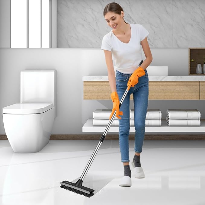 SetSail Floor Scrub Brush, 51-Inch Adjustable Long Handle Brush - Image 7