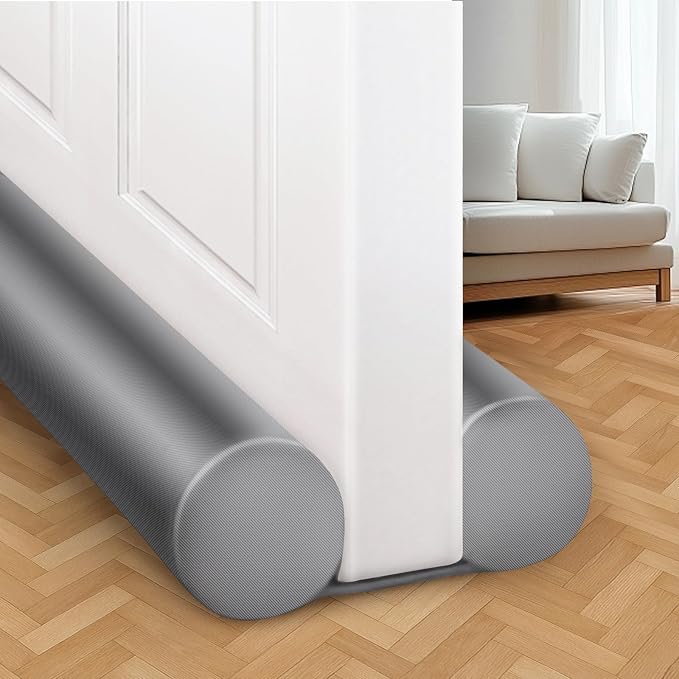 MAXTID Large Door Draft Blocker 30" Grey, Bottom Seal Strip - Image 8