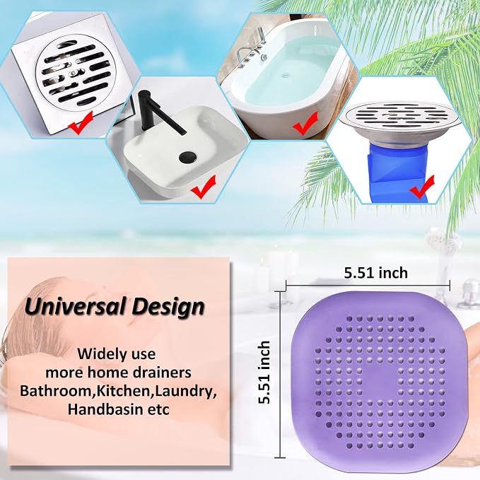 Bovinde Hair Drain Catcher, Square Cover - Image 5