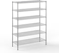 21" Deep x 54" Wide x 74" Height Wire Shelving Kit | 6-Tier | NSF Commercial Storage Rack Unit