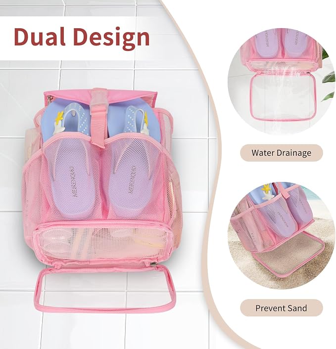 Hanging Mesh Shower Caddy Portable - Image 4