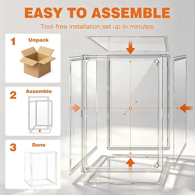 17.7'' XXX-Large Shoe Acrylic Display Case - Image 8