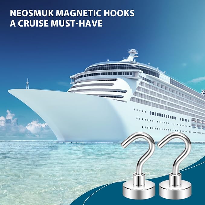 Neosmuk Magnetic Hooks, 30lb Heavy Duty, 15 Pack - Image 5