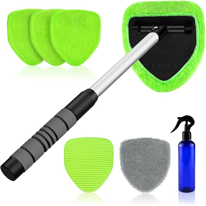 XINDELL Interior Windshield Cleaner Tool – Car Interior Window Cleaning Kit by XINDELL-NotJustForCleaningButForLifestyle