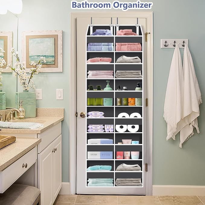 Heavy Duty Over The Door Organizer 6 Tiers, Extra Large Behind Door Storage of - Image 6