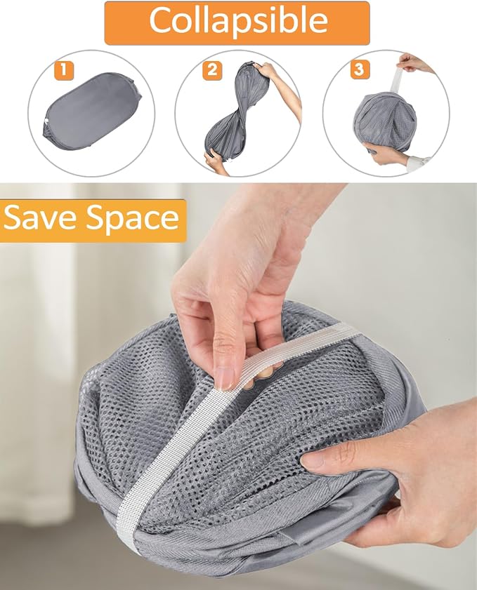Durable Collapsible Laundry Baskets - Image 2