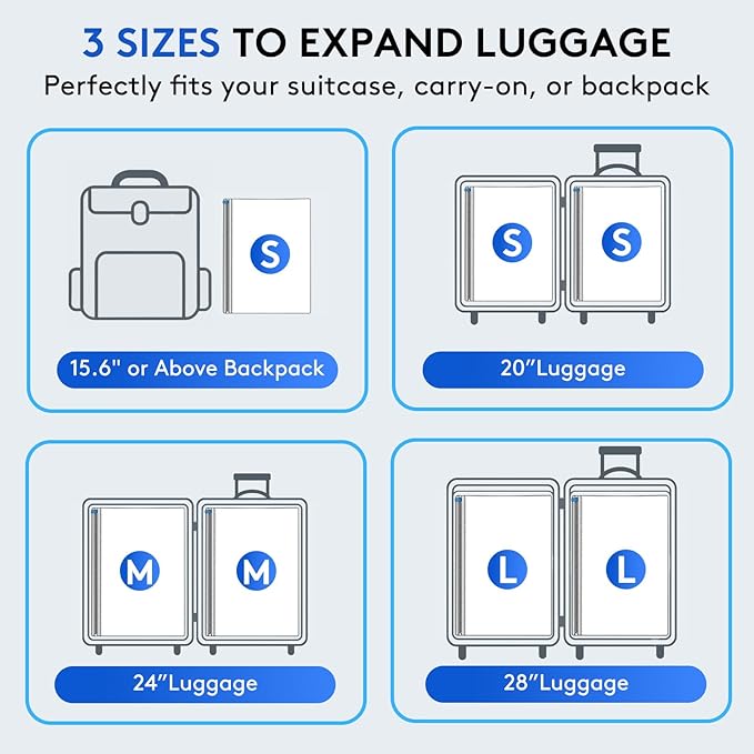 24 Packs Vacuum Bags for Travel - Image 4