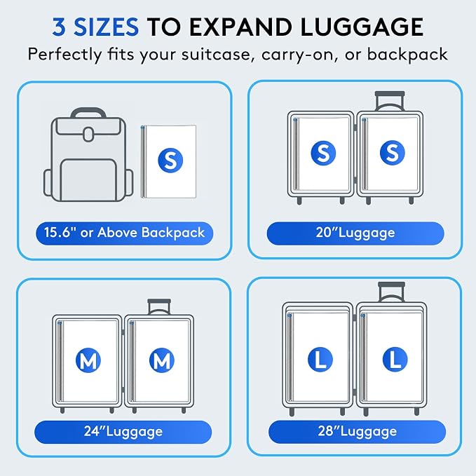 15+1 Packs Vacuum Bags for Travel - Image 4