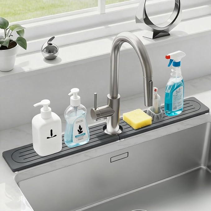 Stone Faucet Mat for Kitchen Sink - Image 2