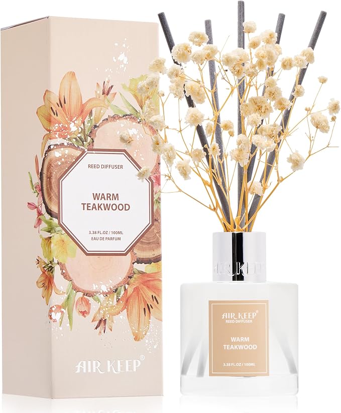 Reed Diffuser Set, 3.38 fl oz by Airkeep