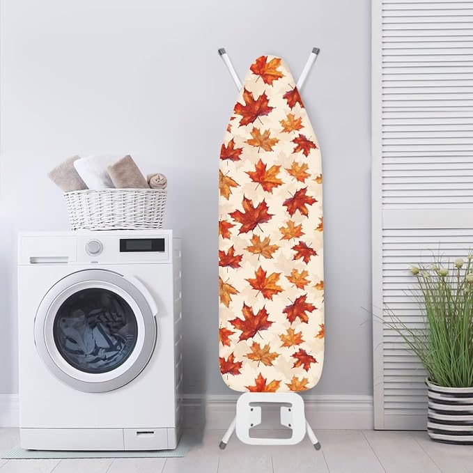 Easy Installation 15x54 Fall Maple Leaf Ironing Board Cover - Image 3