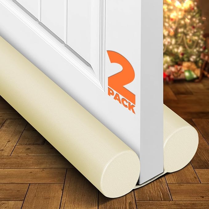 Holikme Under Door Draft Stopper 2pack 36 inch, Save Energy by Holikme