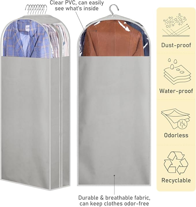 MISSLO 10" Gusseted Garment Bags - Image 5