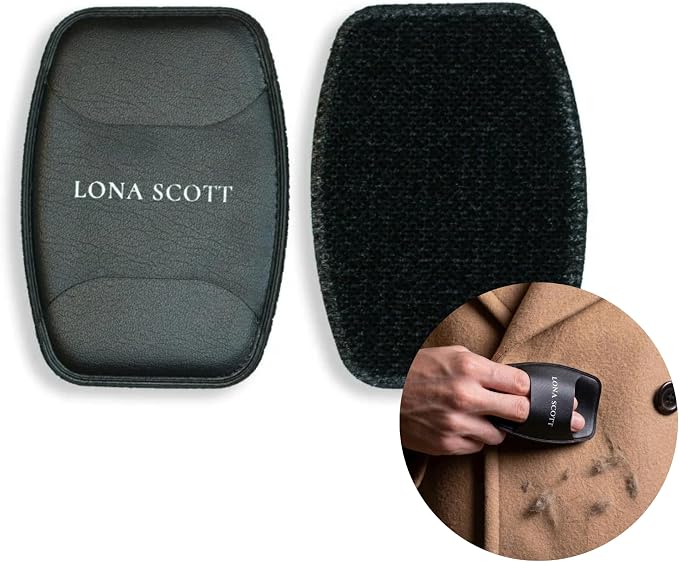 Pocket Lint Brush x2, Reusable Lint Remover & Lint Roller by LonaScott