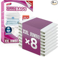 TAILI Vacuum Storage Bags 8 Pack, XXL Jumbo Size 47x39 Inch, Cream | XXL Large by TAILI