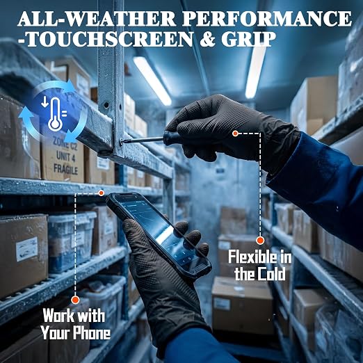 ANBOSON 10 Mil Heavy Duty Mechanic Nitrile Gloves - Image 8
